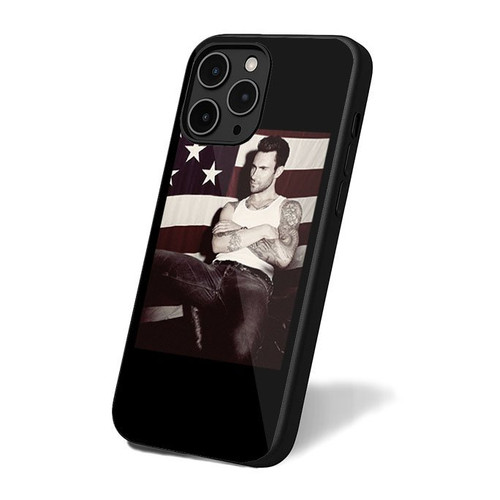 Adam Levine American Flag Concert iPhone 16 Case Cover