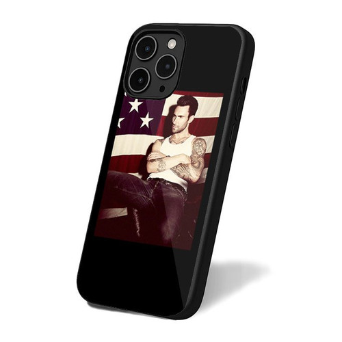 Adam Levine Maroon5 Flag Usa iPhone 16 Case Cover