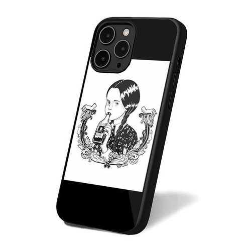 Addams Family Wednesday Illustration Movie iPhone 16 Case Cover