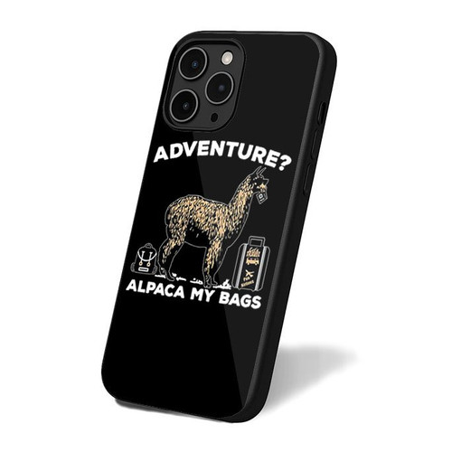 Adventure Alpaca My Bags Funny Animal iPhone 16 Case Cover