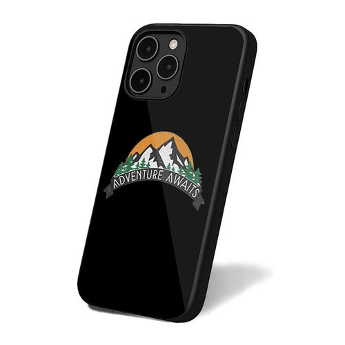 Adventure Awaits Simple Art Retro iPhone 16 Case Cover