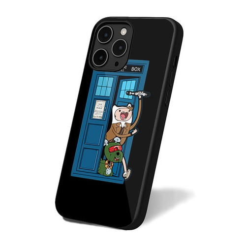 Adventure Time Dr Who Time Lord Tardis iPhone 16 Case Cover