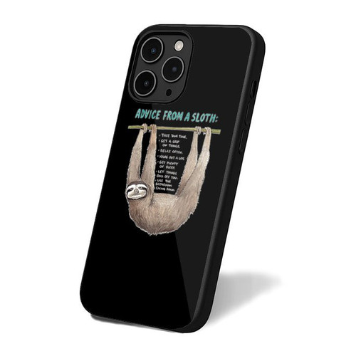 Advice From A Sloth Funny Lazy iPhone 16 Case Cover