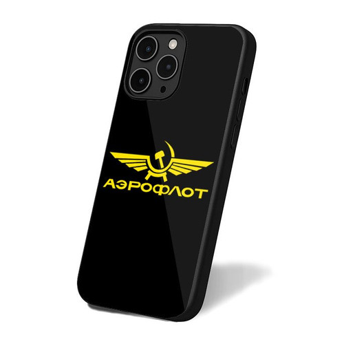 Aeroflot Retro Funny Russian Airline iPhone 16 Case Cover