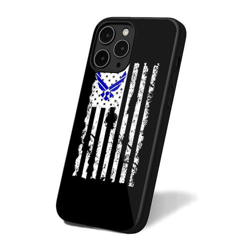 Air Force Flag Blue Crest Military iPhone 16 Case Cover