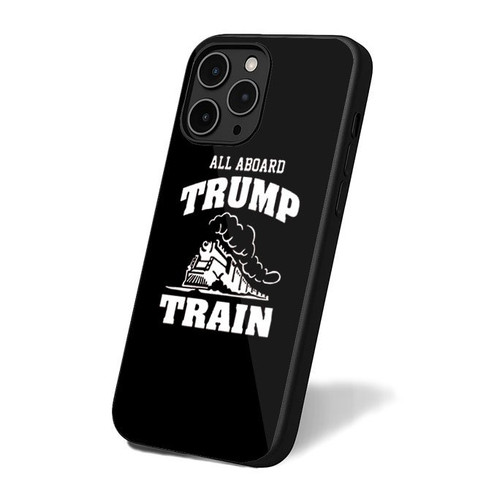 Al Aboard Trump Train iPhone 16 Case Cover
