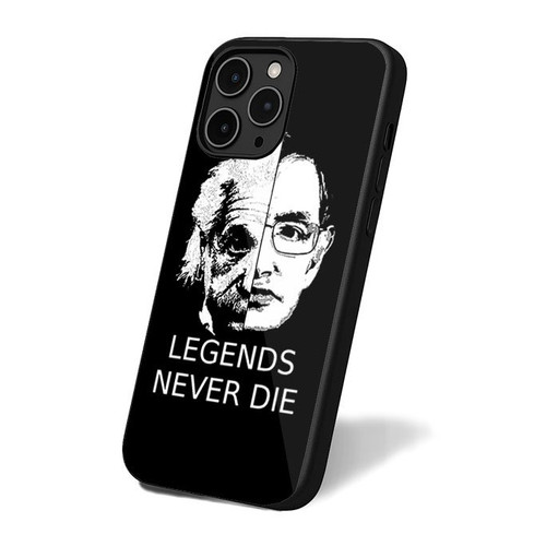 Albert Einstein Stephen Hawking Legends Never Die iPhone 16 Case Cover