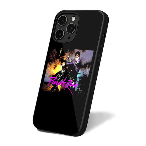 Album Prince Purple Rain Motorcycle iPhone 16 Case Cover