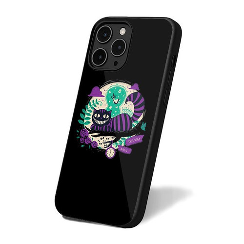 Alice In Wonderland Cat Funny Violet iPhone 16 Case Cover