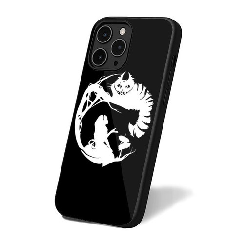 Alice In Wonderland Cheshire Cat Art Retro Simple 2 iPhone 16 Case Cover