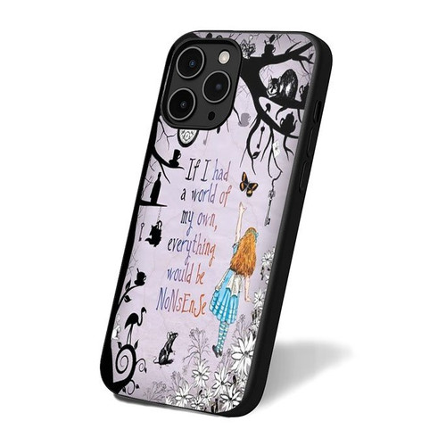 Alice In Wonderland Chesire Quote iPhone 16 Case Cover