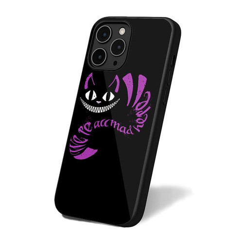 Alice In Wonderland Inspired We're All Mad Here 3 iPhone 16 Case Cover
