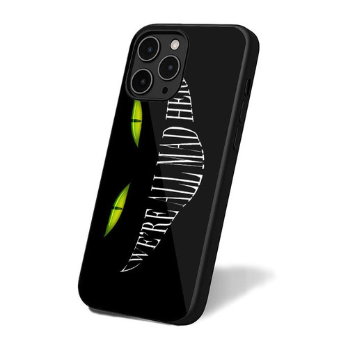Alice In Wonderland Inspired We're All Mad Here 6 iPhone 16 Case Cover