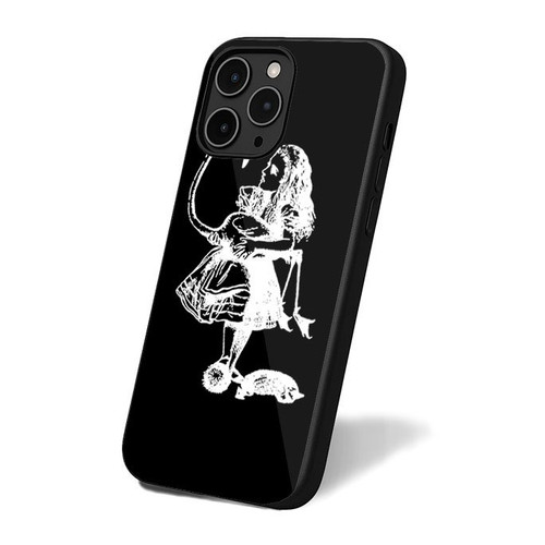 Alice In Wonderland Were All Mad Here Cheshire Cat iPhone 16 Case Cover