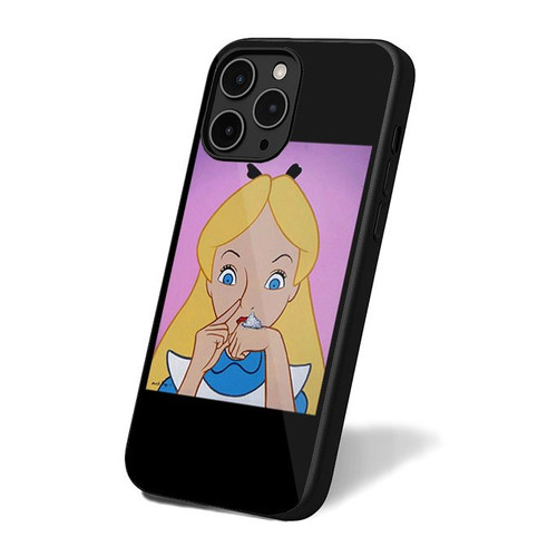 Alice Wonderland Cocain Funny Drug iPhone 16 Case Cover