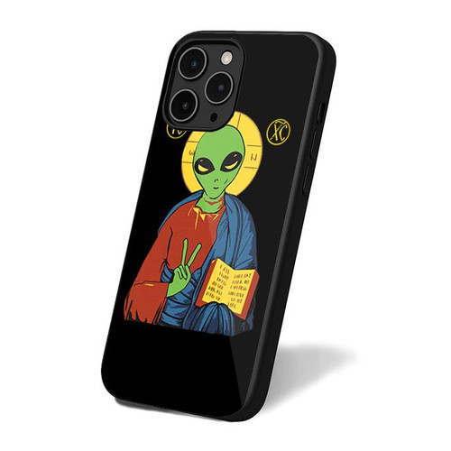 Alien Jesus Funny Atheist iPhone 16 Case Cover