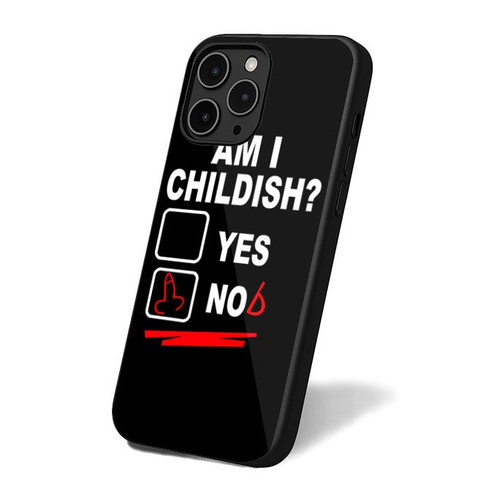 Am I Childish iPhone 16 Case Cover
