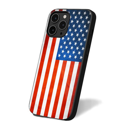 American Flag Simple Vintage Retro iPhone 16 Case Cover