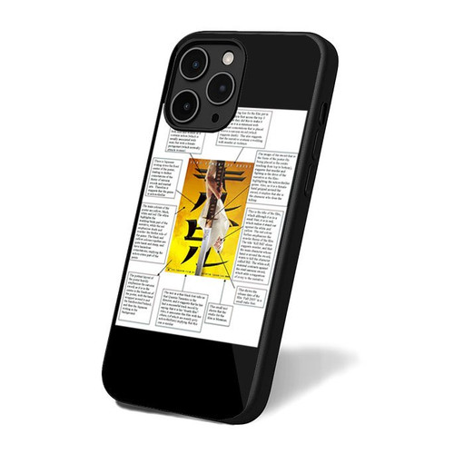 Analysis Of Kill Bill iPhone 16 Case Cover