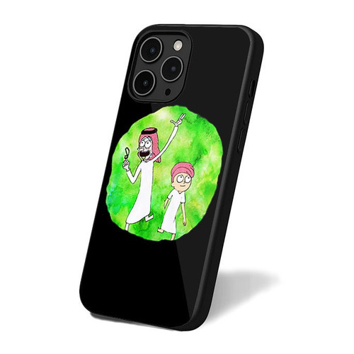 Arabian Rick And Morty Retro Vintage Simple Art iPhone 16 Case Cover