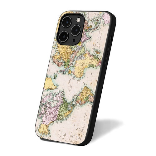 Art World Map iPhone 16 Case Cover