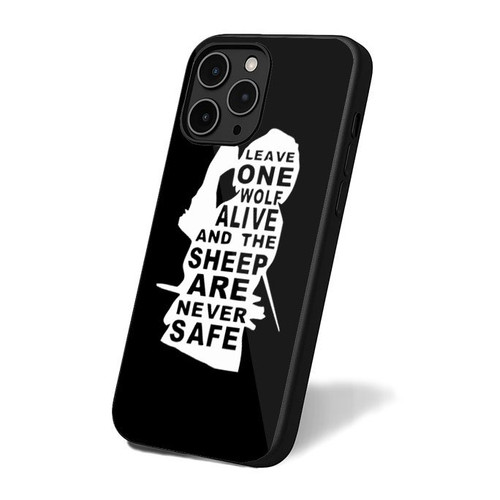 Arya Stark Quote Leave One Wolf Alive And The Sheep Are Never Safe iPhone 16 Case Cover