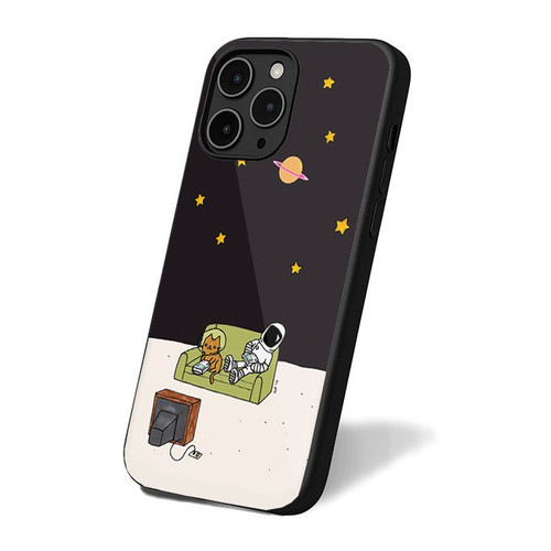 Astronaut Space Kitty 2 iPhone 16 Case Cover