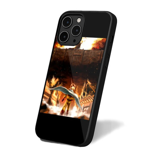 Attack On Titan One-Punch Man Parody iPhone 16 Case Cover