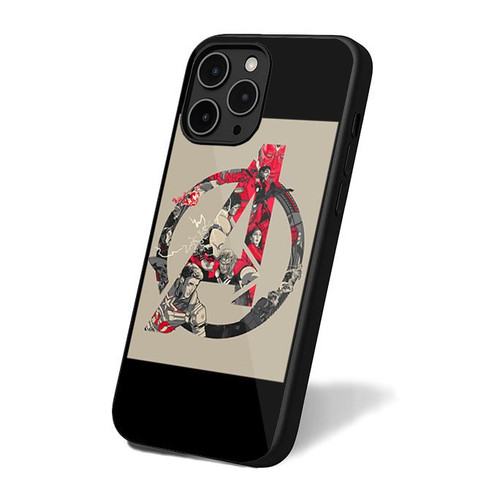 Avengers Team Logo iPhone 16 Case Cover
