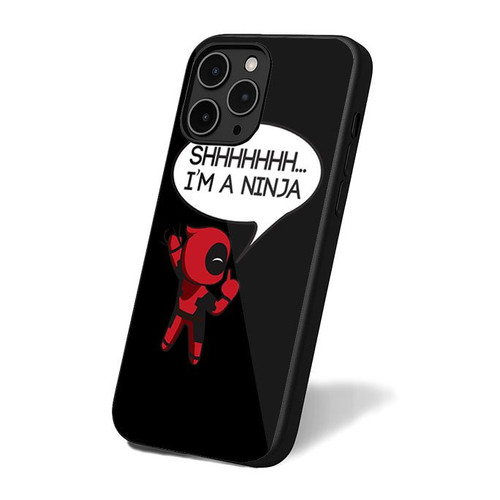 Awesome Deadpool Inspired Sneaky Ninja iPhone 16 Case Cover