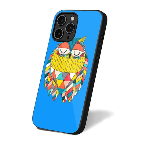 Aztec Owl Illustration iPhone 16 Case Cover