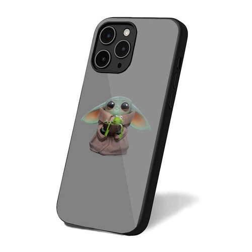 Baby Yoda With Frogs iPhone 16 Case Cover