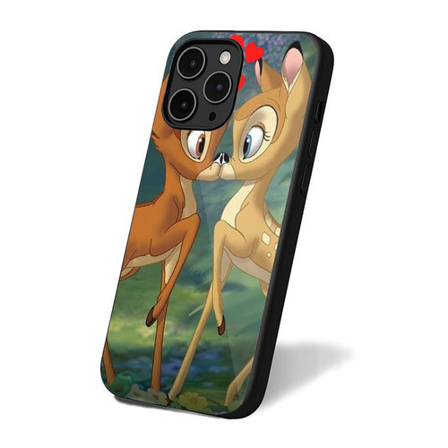 Bambi Faline Kiss Love Hearts Cute iPhone 16 Case Cover Bambi Faline Kiss Love Hearts Cute iPhone 16 Case Cover