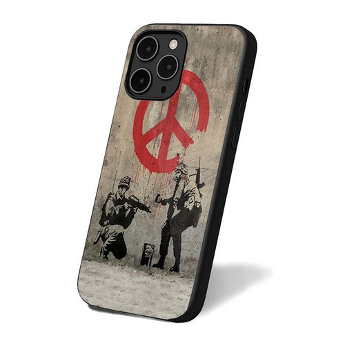 Banksy Peace iPhone 16 Case Cover