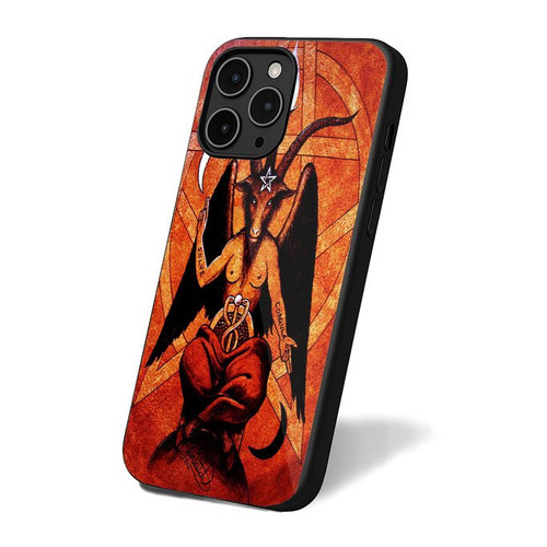 Baphomet Sabbatic Goat As Devil Satanic Symbol 4 iPhone 16 Case Cover