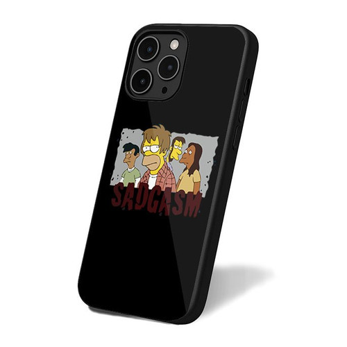 Bart Family Sadgasm Retro Simple Art iPhone 16 Case Cover