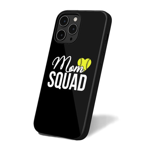 Baseball Mom Mom Squad iPhone 16 Case Cover