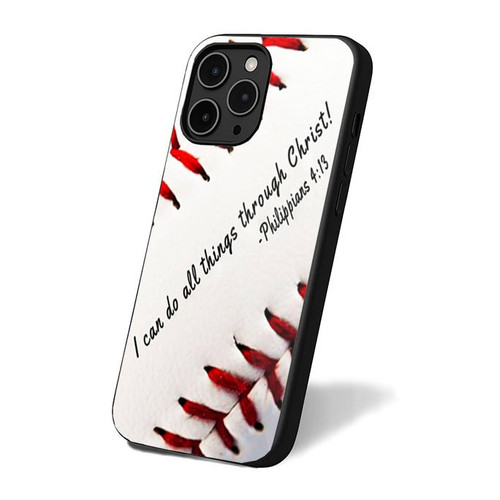 Baseball Sport Christian Bible Verse Quote iPhone 16 Case Cover