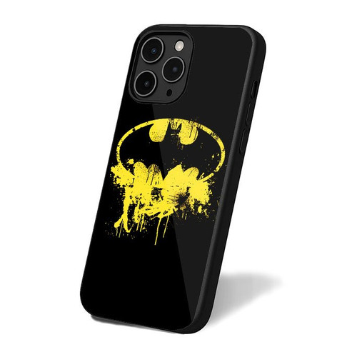 Batman Symbol Paint iPhone 16 Case Cover