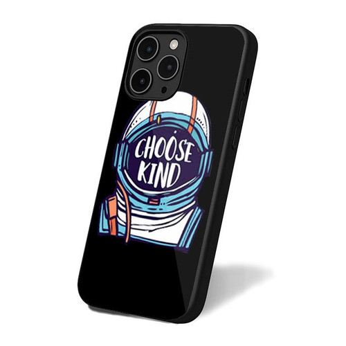 Be Kind Choose Kind Astronaut iPhone 16 Case Cover