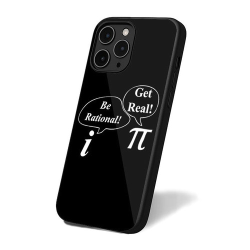 Be Rational Get Real Funny Math Nerd iPhone 16 Case Cover