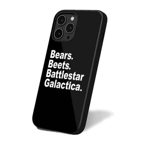 Bears Beets Battlestar Galactica Tv Show Humor Schrute Farm Beets iPhone 16 Case Cover
