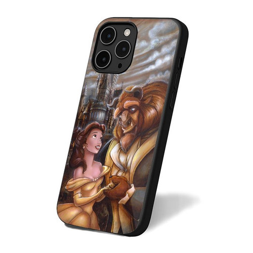 Beauty And The Beast In The Castle iPhone 16 Case Cover
