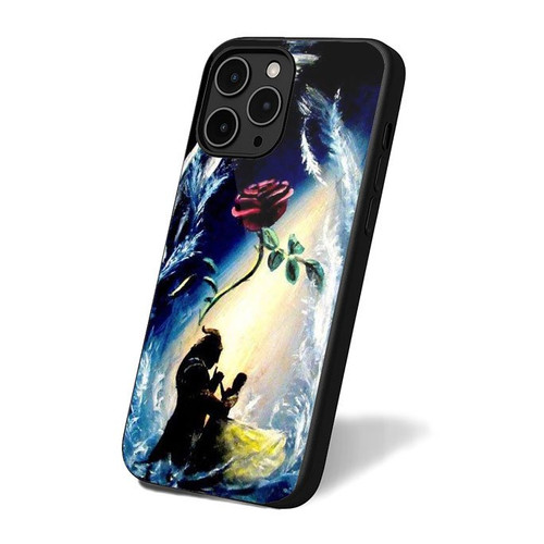 Beauty And The Beast Paint Fan Art iPhone 16 Case Cover