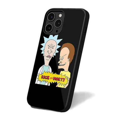 Beavis And Butthead Parody Rick And Morty 1 iPhone 16 Case Cover