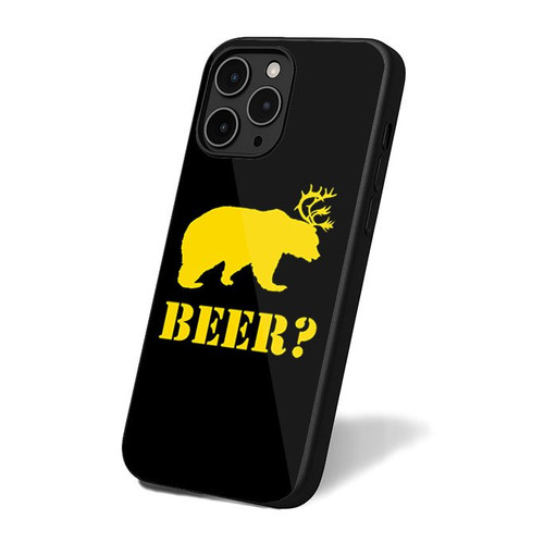 Beer Or Deer iPhone 16 Case Cover
