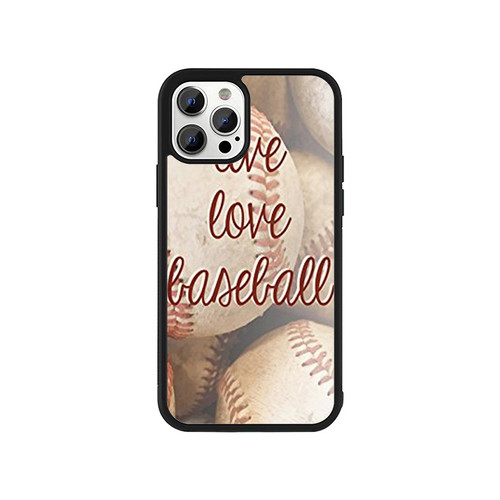 Live Love Baseball Inspired iPhone 13 / 13 Mini / 13 Pro / 13 Pro Max Case Cover