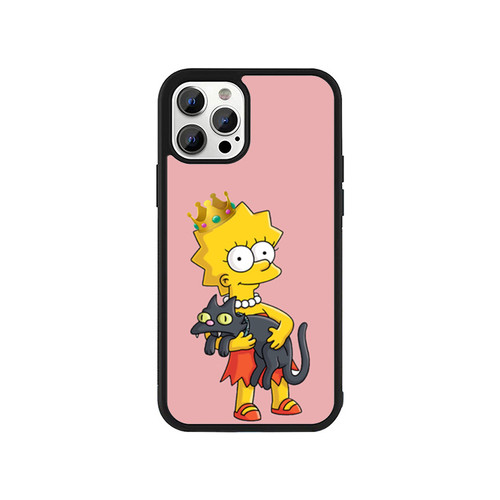 Lisa Simpson Cat iPhone 13 / 13 Mini / 13 Pro / 13 Pro Max Case Cover