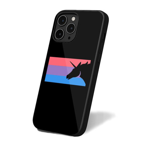 Bisexual Pride Flag Gay Pride Awareness Unicorn iPhone 16 Case Cover