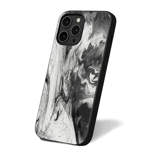 Black & White Marble Textures iPhone 16 Case Cover